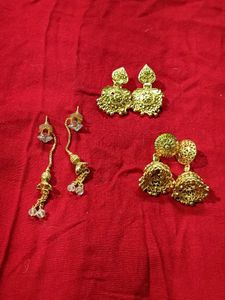 Three Beautiful Earrings Combo