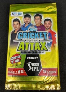 Topps Cricket Attax 2016 Strips Pack of 20