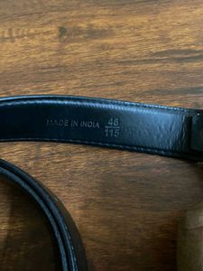 Classic Black Leather Belt