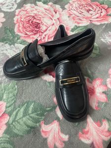 Pedro Black Leather Loafers