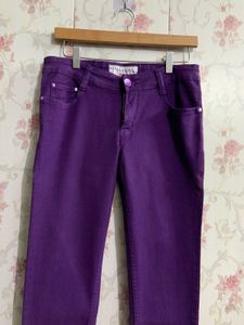 Purple Denim Jeans