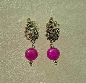 Elegant Peacock Design Earrings -New
