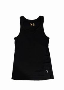 US Polo Assn Black Tank Top