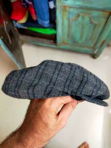 Men's Striped Flat Cap
