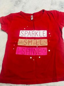 Girls Tshirt Size 4,6 Years Combo, Tshir
