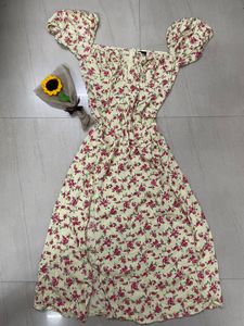 Emprall Floral Print Off-Shoulder Maxi Dress