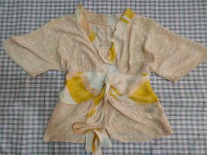 Kimono Style Tie-Front Top