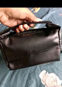 MAC Black Cosmetic Pouch
