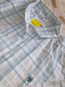Plaid Button-Down Shirt