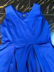 Formal Blue Flare Dress