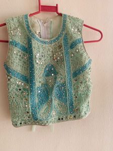 Embellished Mint Green lehanga