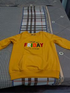Mustard Colour Sweat Shirt