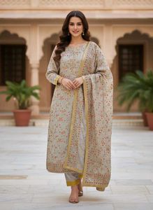Floral Embroidered Kurta Set