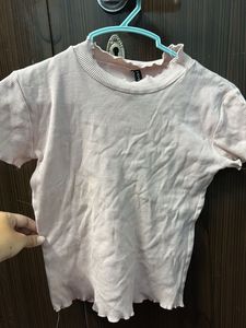 Pink Cute Korean Top