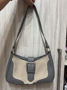 Stylish blue & Beige Shoulder Bag