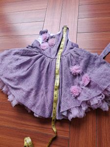 2) Sparkly Lavender Party Dress