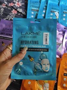 lakme skin solution sheet mask pack of 13