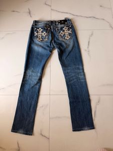 Y2K Embellished Blue Denim Jeans