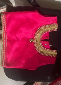 Beautiful Pink &amp; Ivory Floral Lehenga Set with Dup