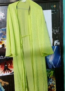 Neon Green Beach Cover-Up
