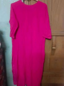 Vibrant Pink ,black and blue Sequined Kurta