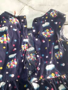 Cute Candy Jar Print Dress
