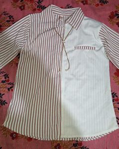Striped Colorblock Shirt