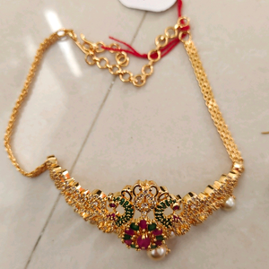 Temple jewellery necklace set