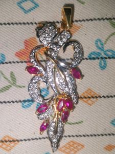 Elegant Pink Stone Pendant