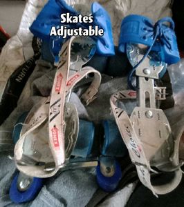 Adjustable Roller Skates Set