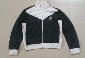 Adidas Black&amp; white track Jacket