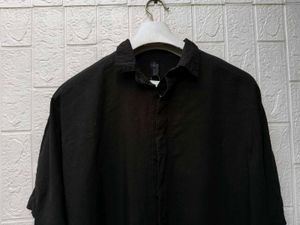 Korean Pintrest Chic Casual Black Shirt