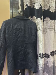 Chic Pinstripe Blazer