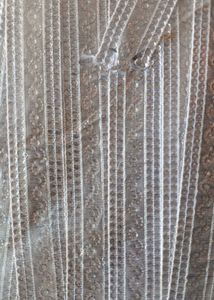 saree silver border