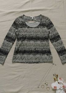 y2k vintage Animal Print Top