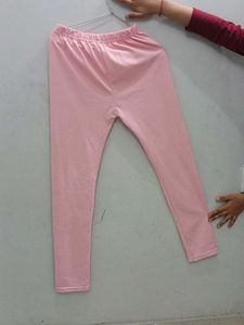 Light Pink Casual Leggings