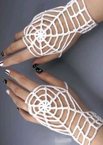 Unique Spiderweb Arm Warmers