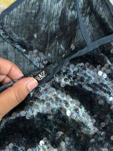 ZARA sequin Mini Slip Dress