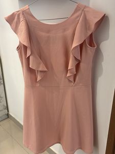 Chic Ruffle Square Neck Dress