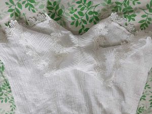 aesthetic white lace shorts