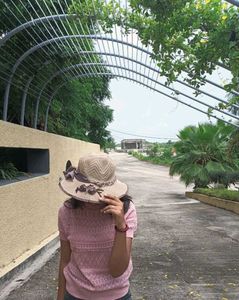 Pink Lace Knit Top
