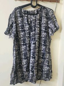 Black and cream  top