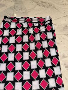 Geometric Print Skirt / tube top