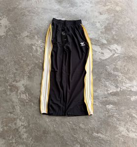 3line zip Adidas Track Pants