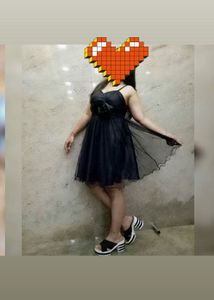 Sheer Black Party Dress