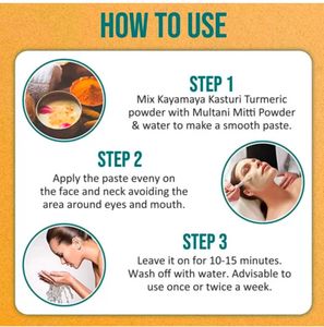 Kasturi Haldi Powder   Face Pack Of 4