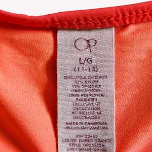 Coral Tie-Side Bikini Bottoms OP