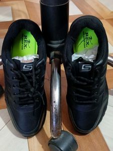 Black Rex Memory Foam Casual Shoes