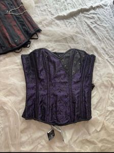 Gothic Brocade Corset Top