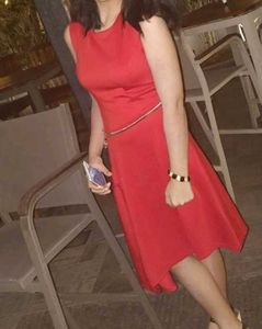 Red Midi Dress